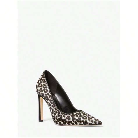 michael kors claire pump leopard|Amara Leopard Print Calf Hair Pump .